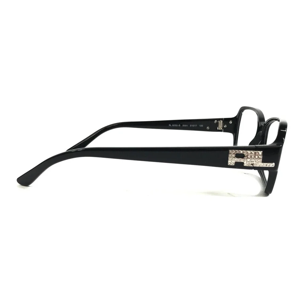 Ralph Lauren Eyeglasses Frames RL6030-B 5001 Black Silver Crystals 51-17-135